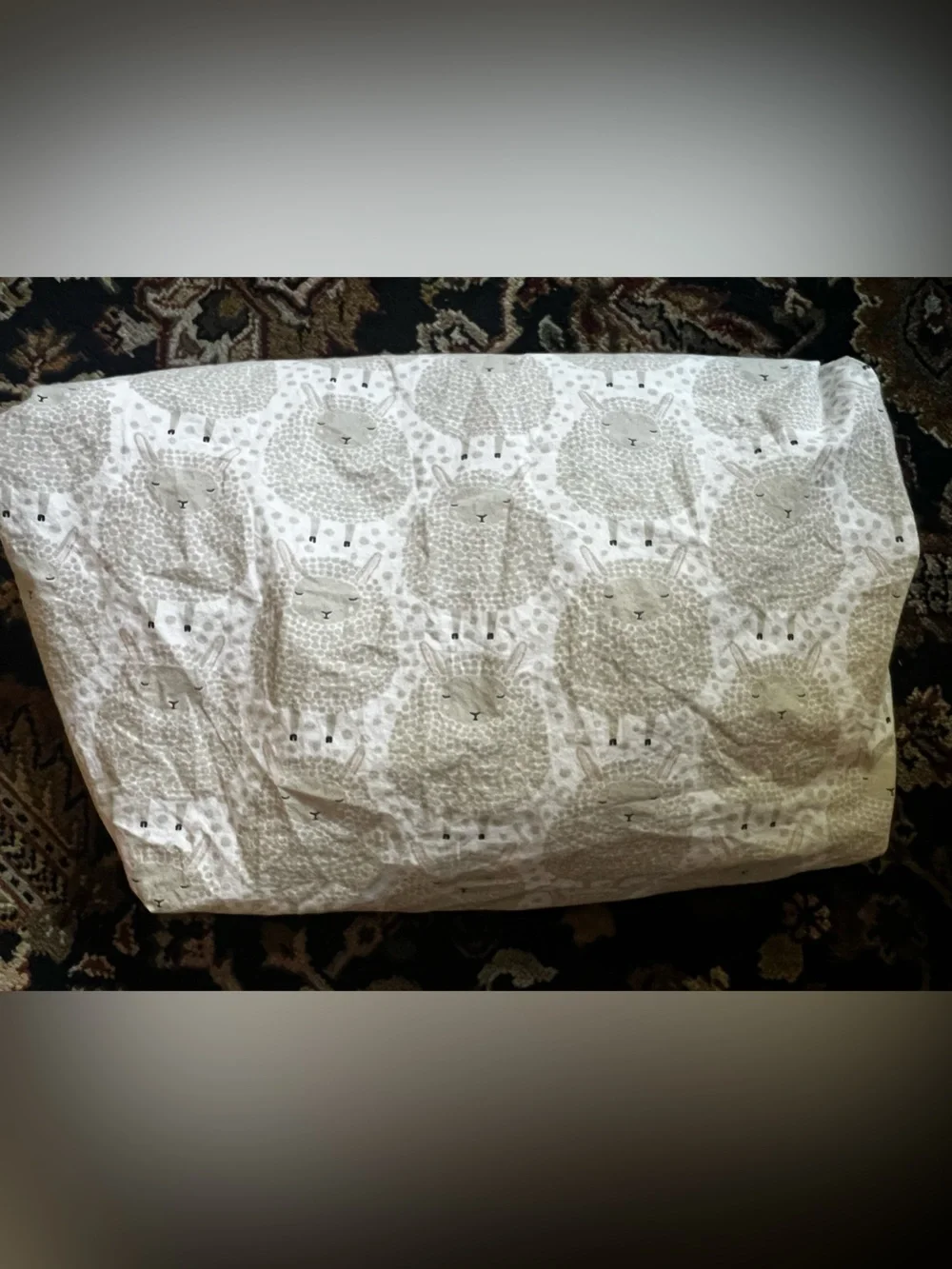 Crate&kids sheep crib sheet